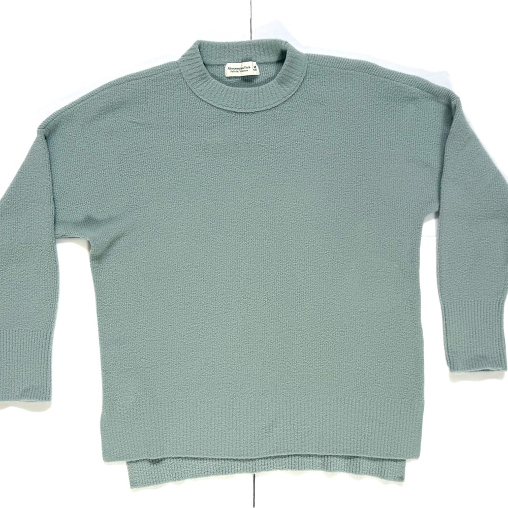 Abercrombie & Fitch Soft AF Collection Sage Green Crewneck Sweater Womens Medium